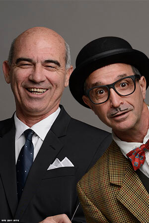 שלומי אלגוסי ואריה סובר - מרכז המרצים לישראל